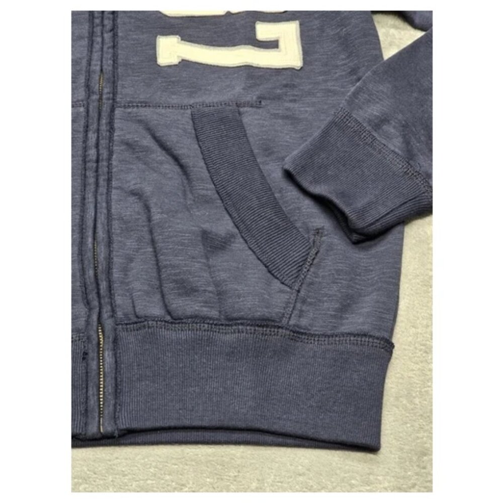 Aeropostale Zip-Up Hoodie Mens Medium Blue Front Logo NWT‎ - Picture 8 of 11